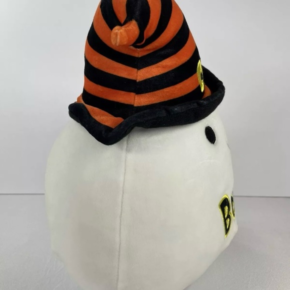 Squishmallows Grace Boo Ghost White W/ Witches Hat Orange And Black With Tag - Picture 4 of 16